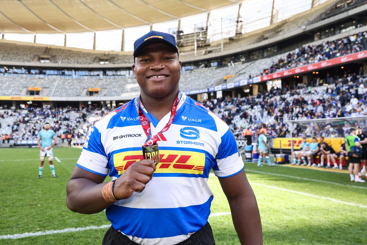 THESTORMERS's tweet image. Two tries for our number one and the @Vodacom #URC Man of the Match Ntuthuko Mchunu. #inittogether