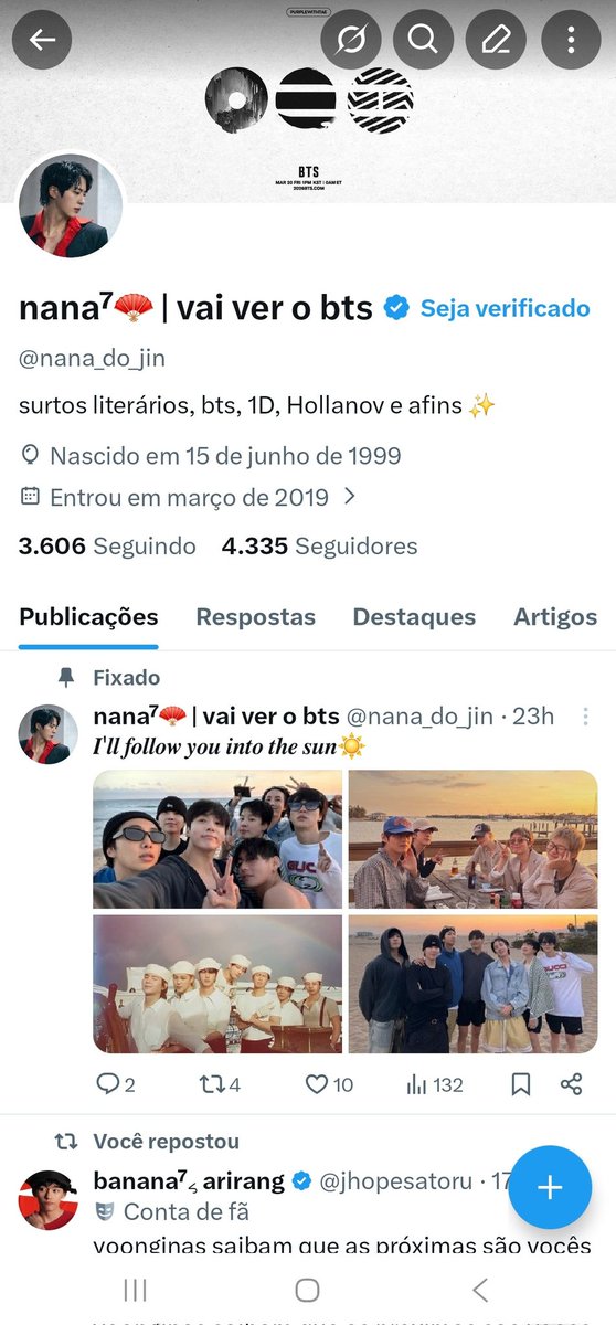 nana⁷🪭 | vai ver o bts tweet media