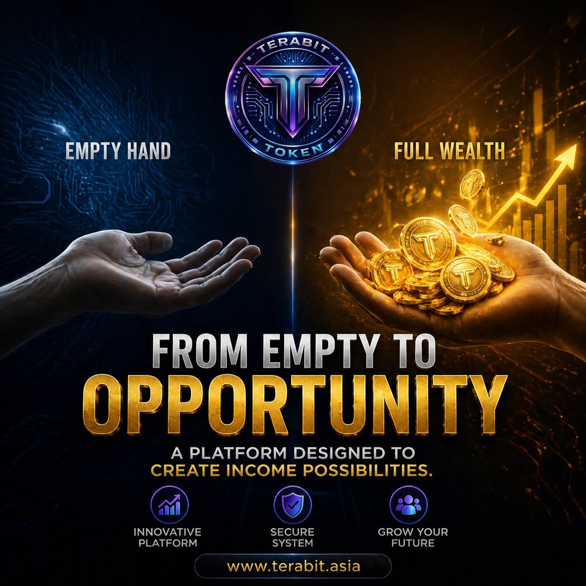 TerabiteToken's tweet image. 🗣 “Bro, what is TERABIT?”
Sometimes one question can change everything.
🌐 terabit.asia

#Terabit #RealTalk #DigitalIncome #Web3 #Blockchain #OnlineEarning #Growth #FutureFinance #NextGen