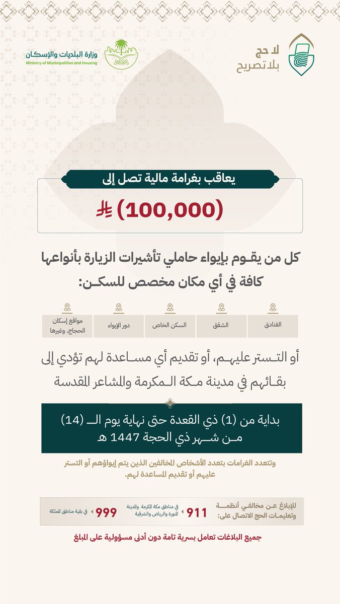 وزارة البلديات والإسكان tweet media