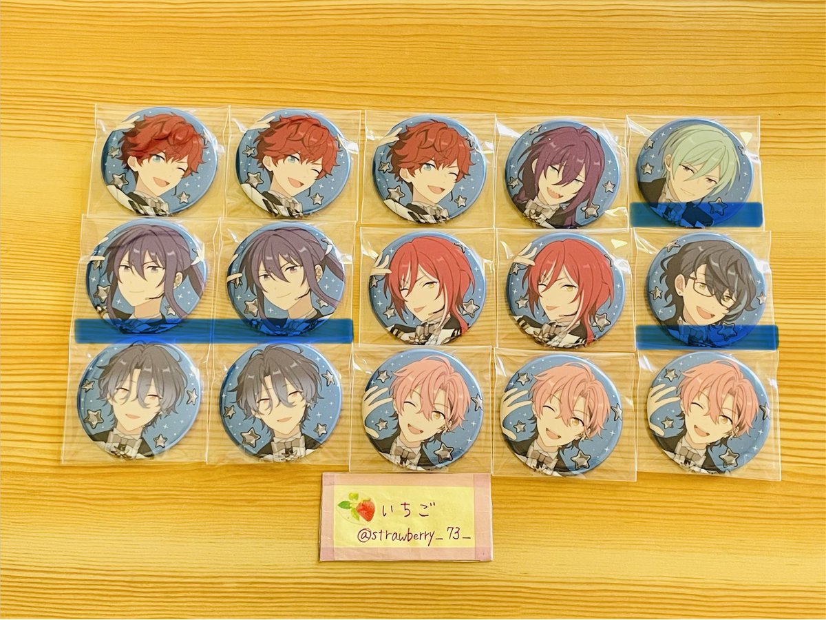 交換】あんスタ 10周年 10th スタライ 缶バッジ 譲▶︎一彩 マヨイ 巽