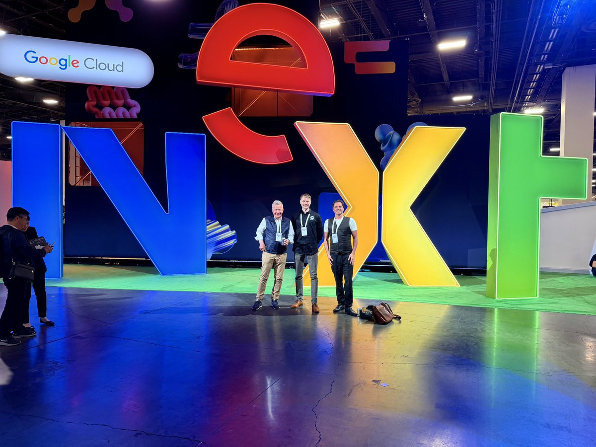 KaiusMeskanen's tweet image. 4 productive days in Google Cloud Next 26 🫶

Good times and awesome AI product launch for Choicely, good times coming up ⭐️ #googlecloud #googlecloudnext #google