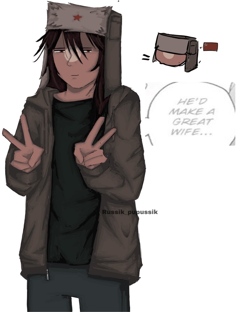 can we all start drawing him in different outfits sometimes
#chtwt #countryhumansthirdreich #sovietreich #sovnaz