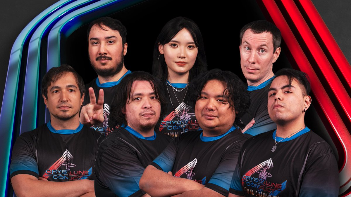 FF_XIV_EN's tweet photo. Have you been cheering on your favorite team at #FFXIVFanFest?

⭐ Big Goat City
⭐ Team
⭐ EIDOLON
⭐ Stoodges

Tune in to the Finals of Crystalline Conflict Regional Championship 2026 North America now! 📺 https://t.co/D0mKTepMZQ https://t.co/B0TFpKBTK1