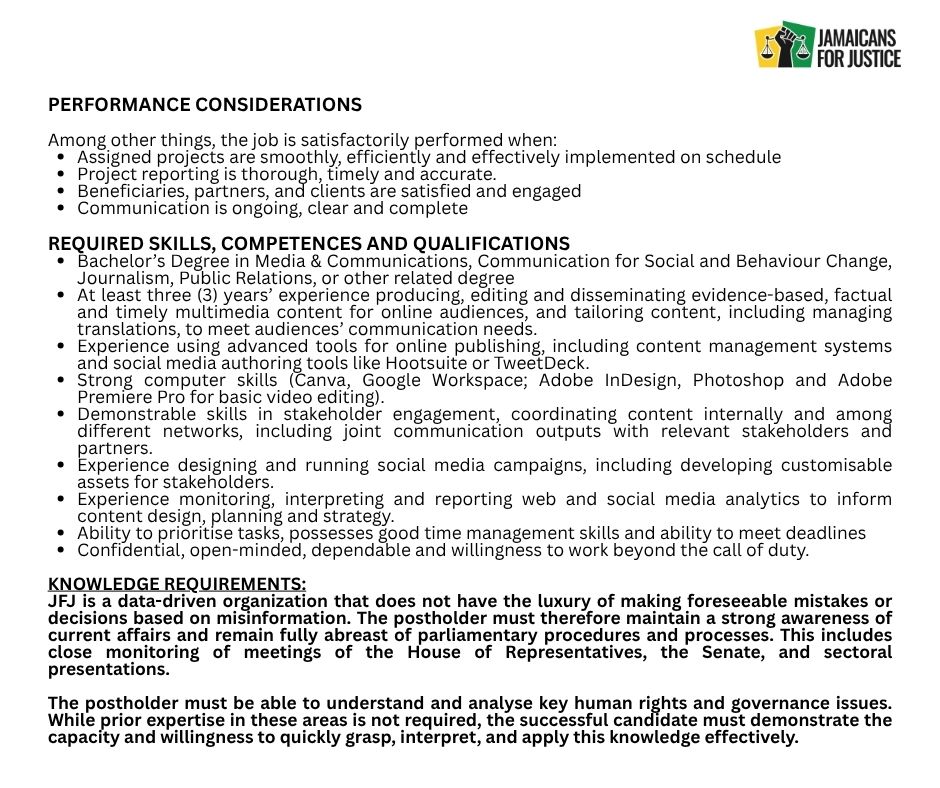 Jamaicans For Justice (JFJ) tweet media