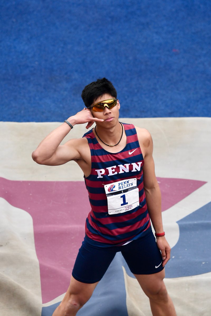 PennTrack's tweet image. Back-to-Back Champion⌚

Kampton Kam wins the men's high jump clearing 2.17m

#FightOnPenn  #pennrelays