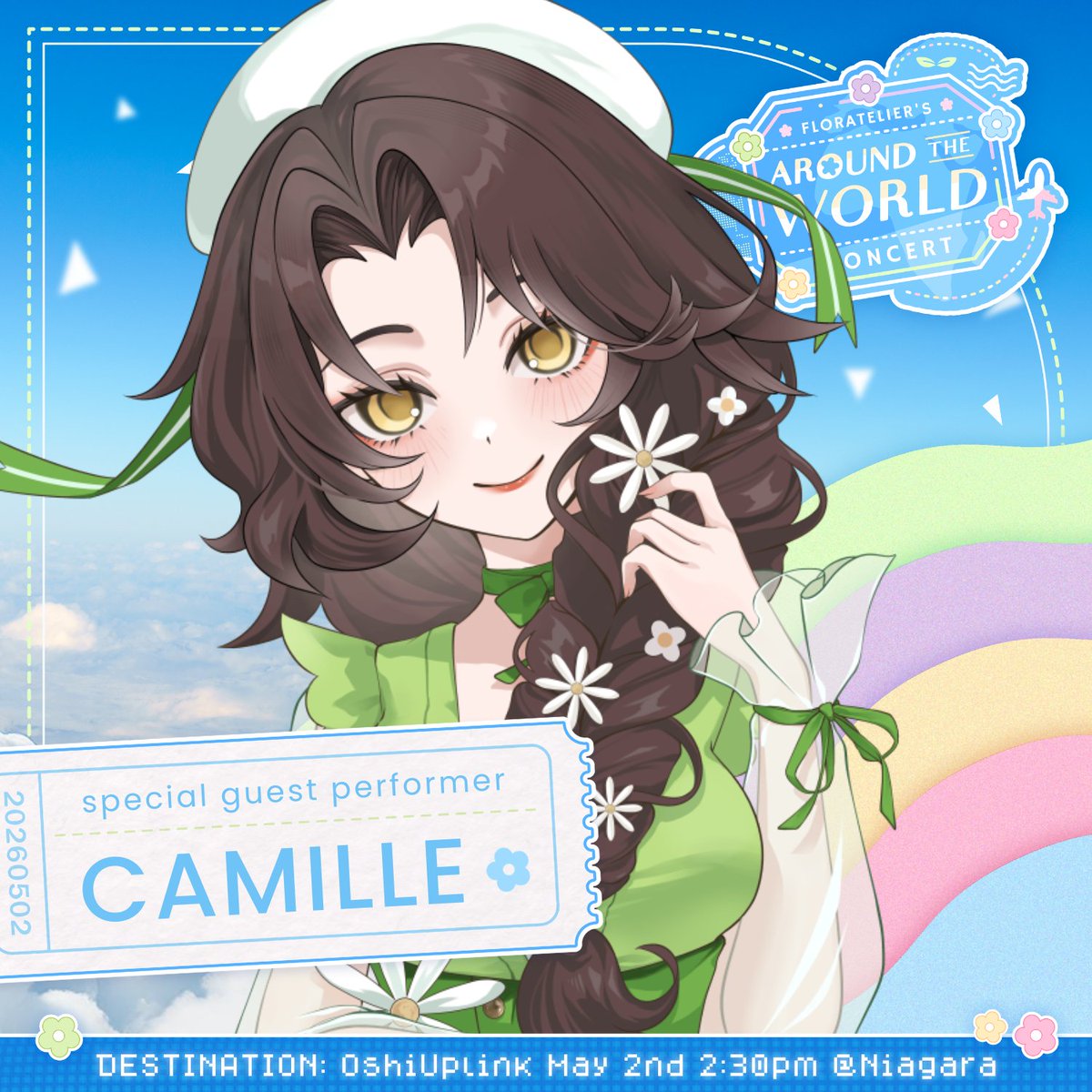 Captain Camille ✈️🌼 【florAtelier】 tweet media