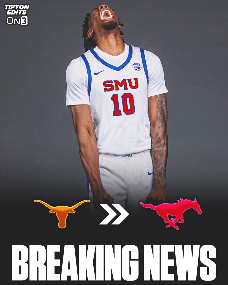 JoeTipton's tweet photo. NEWS: Texas transfer forward Nic Codie has committed to SMU, he told @On3. 

The 6-8 sophomore from Dallas averaged 4.1 points and 3.1 rebounds in 16 minutes per game this season. Former top-65 recruit coming out of high school. 

https://t.co/SlAT1g102s https://t.co/cXQRpltYG3