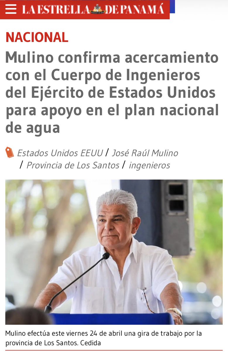 AlvaroAlvaradoC's tweet photo. Yo fuera ingeniero del equipo de Estados Unidos, me largo inmediatamente después de escuchar al Presidente Mulino decir “la historia del IDAAN está llena de ingenieros y miren el desastre” https://t.co/vWVKW0lvd6
