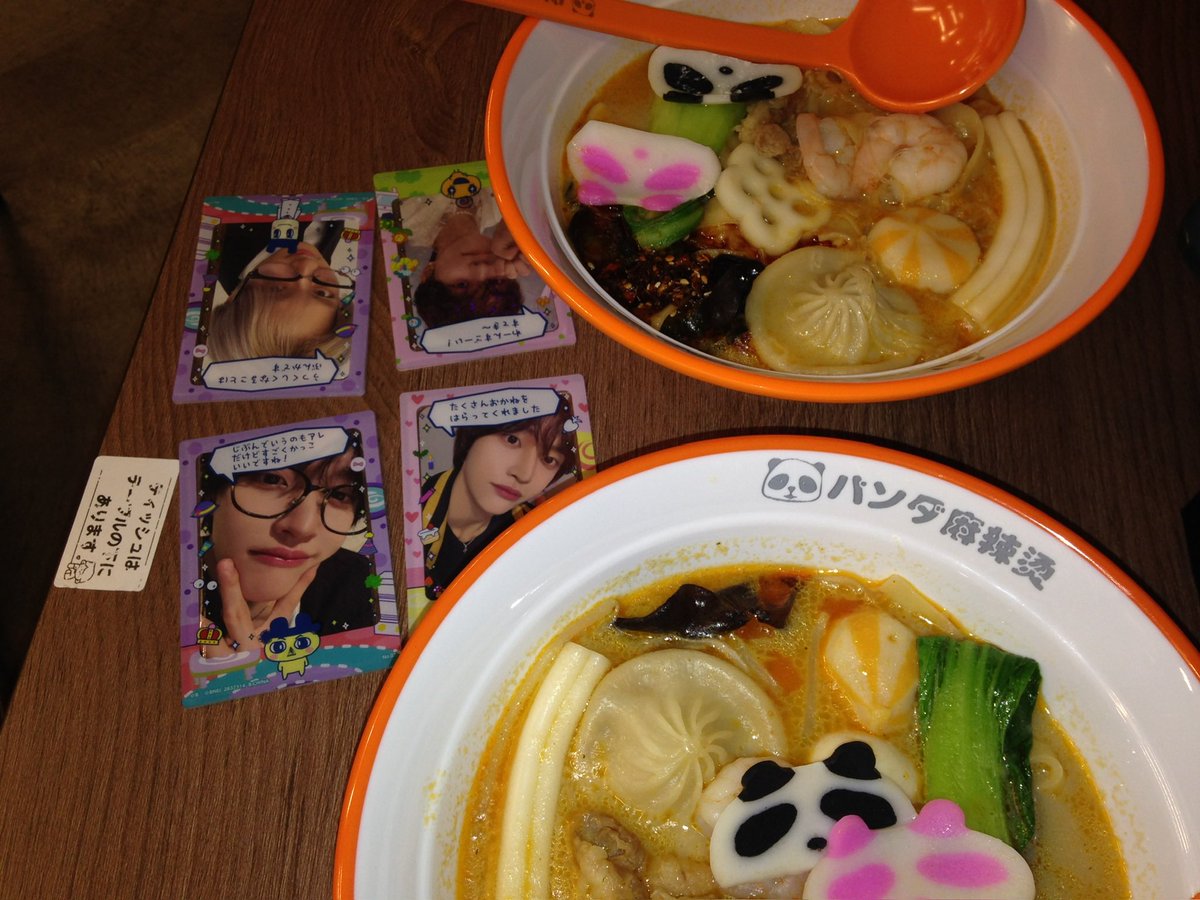 umooniy's tweet photo. パンダがかわいい麻辣湯´●.̫●`♩♡ https://t.co/daAS3aK8c5