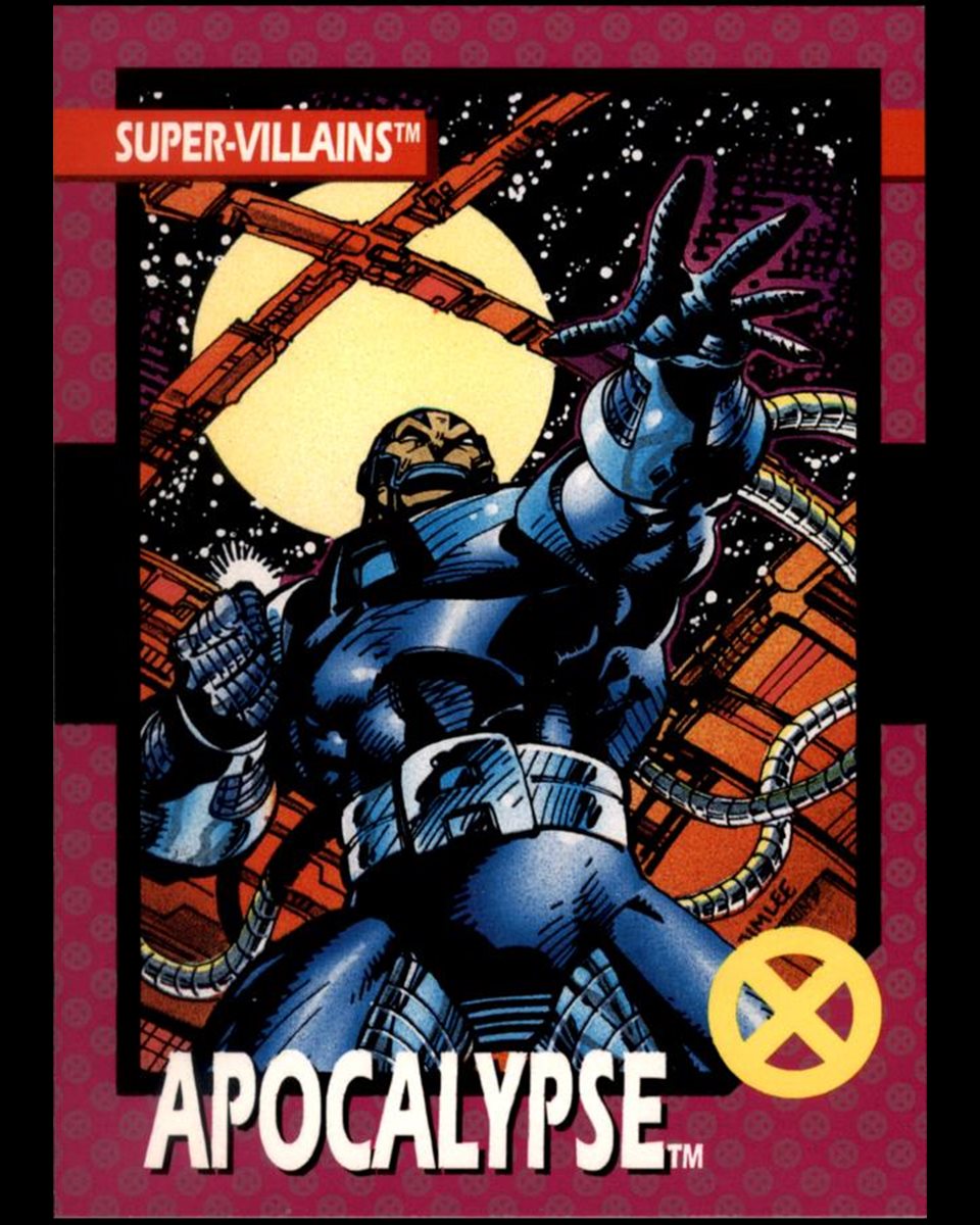 ClassicXMen's tweet photo. 1992 X-Men Series I #51 — Apocalypse https://t.co/kJV3fDs3yl