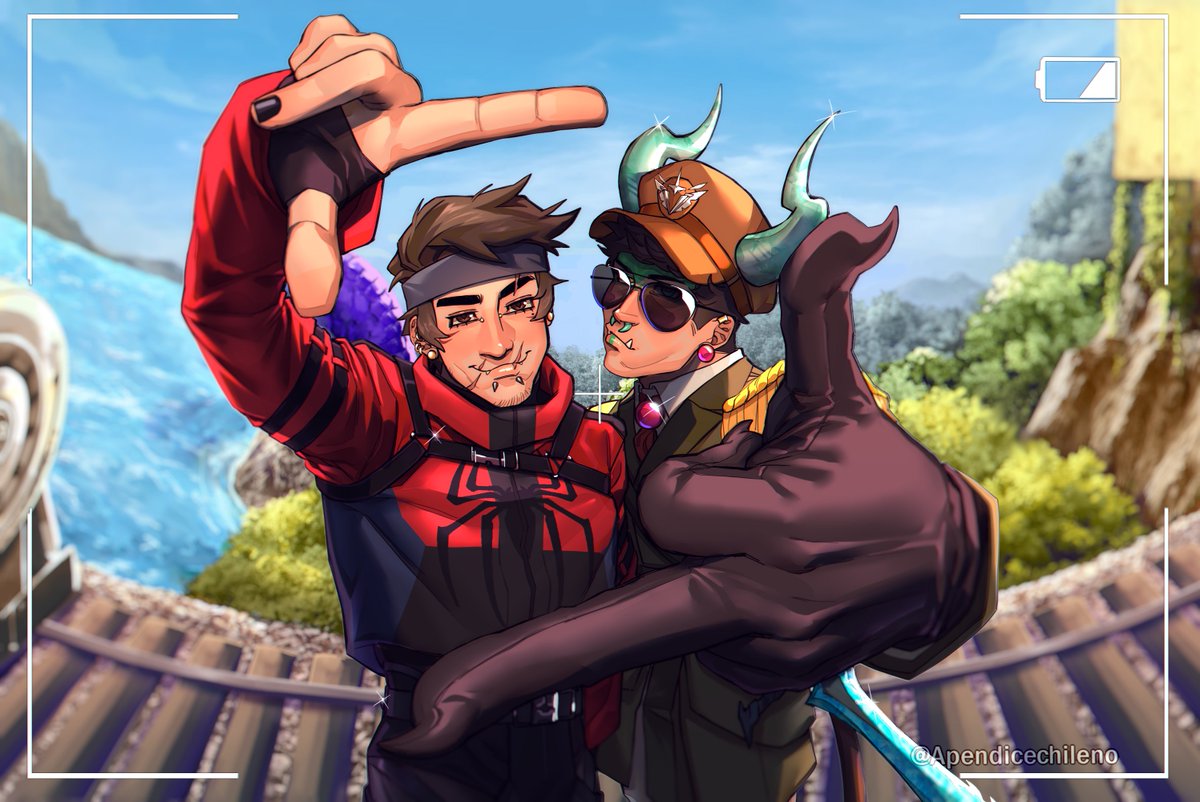 Aldoier selfie en las vías del tren del norte y asi 
#qsmp2 #roierfanart #aldogeofanart