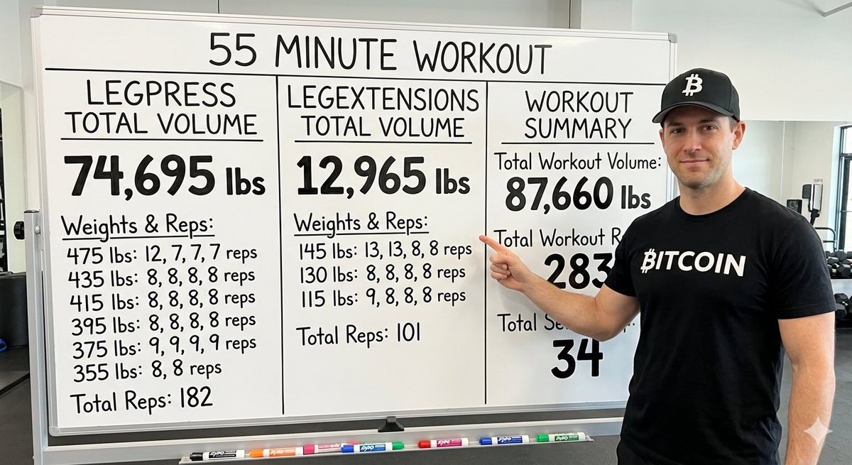 rebelyeller111's tweet photo. Good Results Considering 55 Minutes

74k+ lbs leg press (182 reps)
12k+ lbs leg extensions 101 reps)
8k+ total lbs

#LegDay
#LegPress
#LegExtensions https://t.co/jeCEspWhTY
