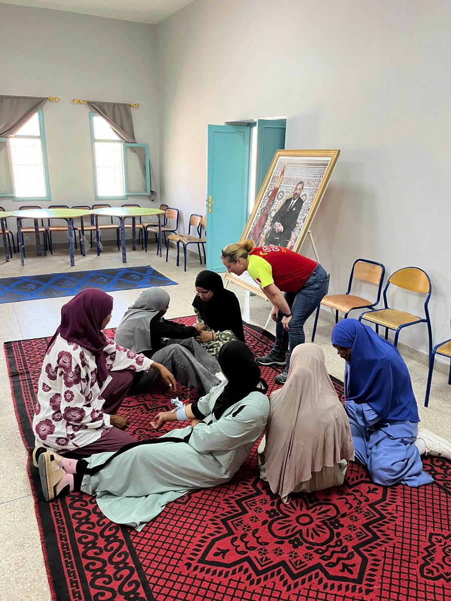 gis_france's tweet image. 1er journée de formation aux #GestesQuiSauvent à Agdz au #Maroc. 27 personnes formées d’une association intervenant auprès des personnes porteuses de #handicap. #solidarité ⁦@PompiersFR⁩ #ong