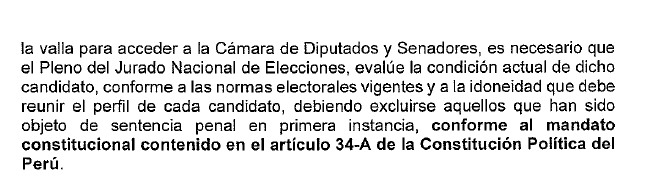 ÚLTIMO MINUTO (aunque mi reloj se quedó sin batería...)
La exfiscal de la nación Delia Espinoza ha solicitado a la Corte Suprema que envíe al JNE la sentencia que halló culpable por difamación al presidente del Congreso, Fernando Rospigliosi para que evalúe si, como en su caso,
