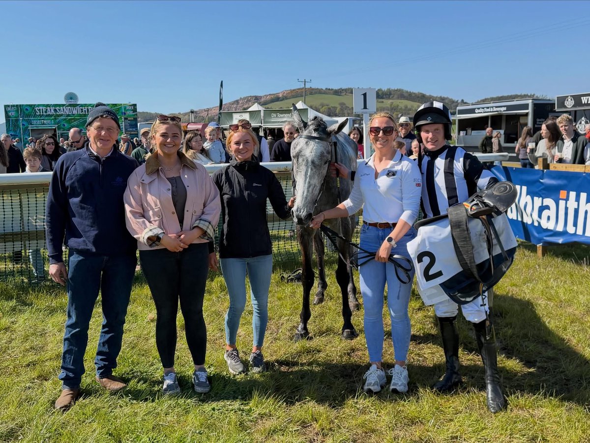 captainnash's tweet photo. A good day for @Charcrozier_ and I today ,we both had are first winner in a point 2 point ,Vinny just wasn’t loving it on the track with the big boys,but a bit of country life rounding up the sheep and some quiet time on his own seems to have given him a new life,well done Ginge https://t.co/jassL0FLyg