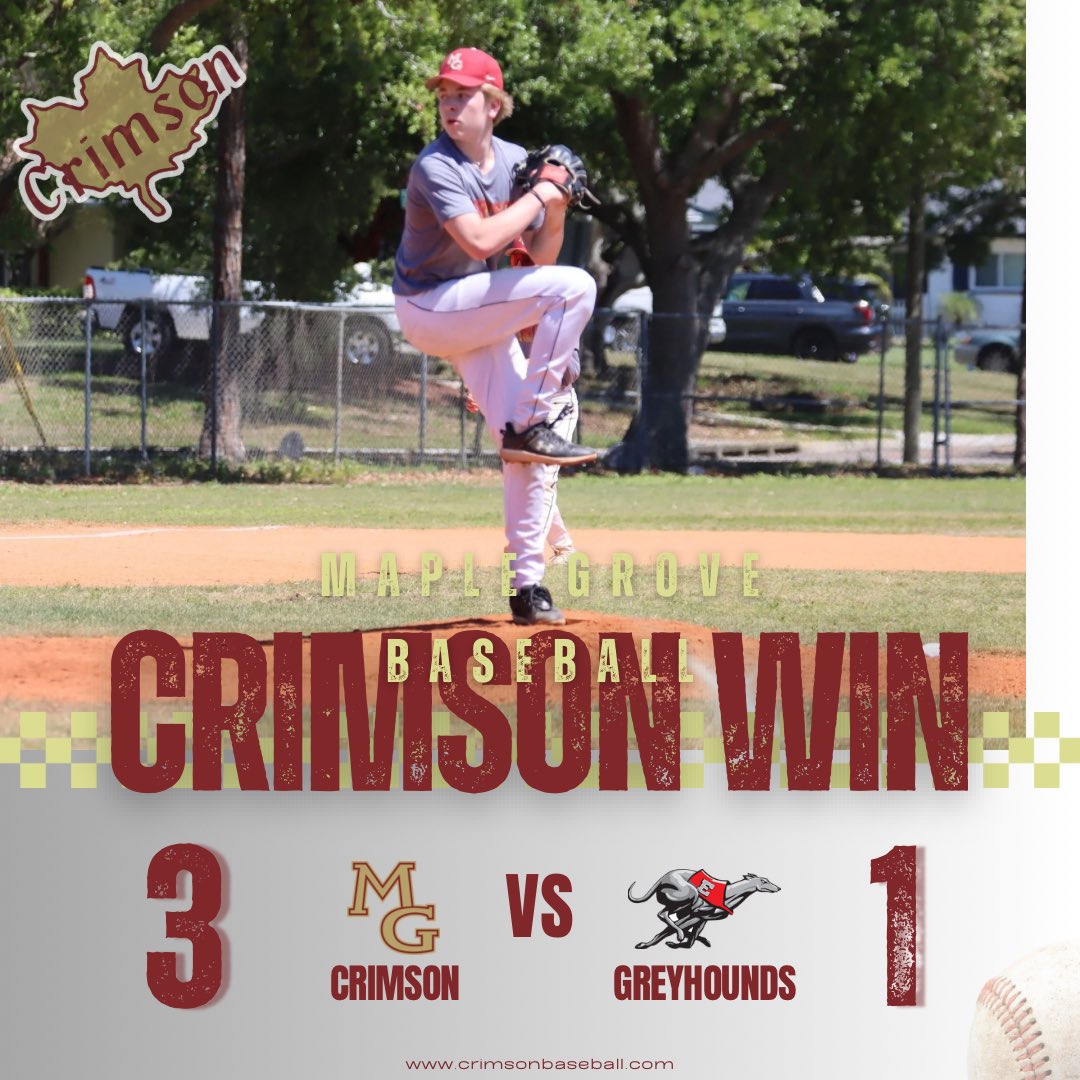 CS_2dash4's tweet photo. Crimson win! @Broganstowe28 CG 7IP 5H 0ER BB 6K, @Joeylimric 3/3 BB R RBI, @BeckettShimpa 2/3, @WihlmConnor suicide squeeze. https://t.co/gjyIY6XfB6