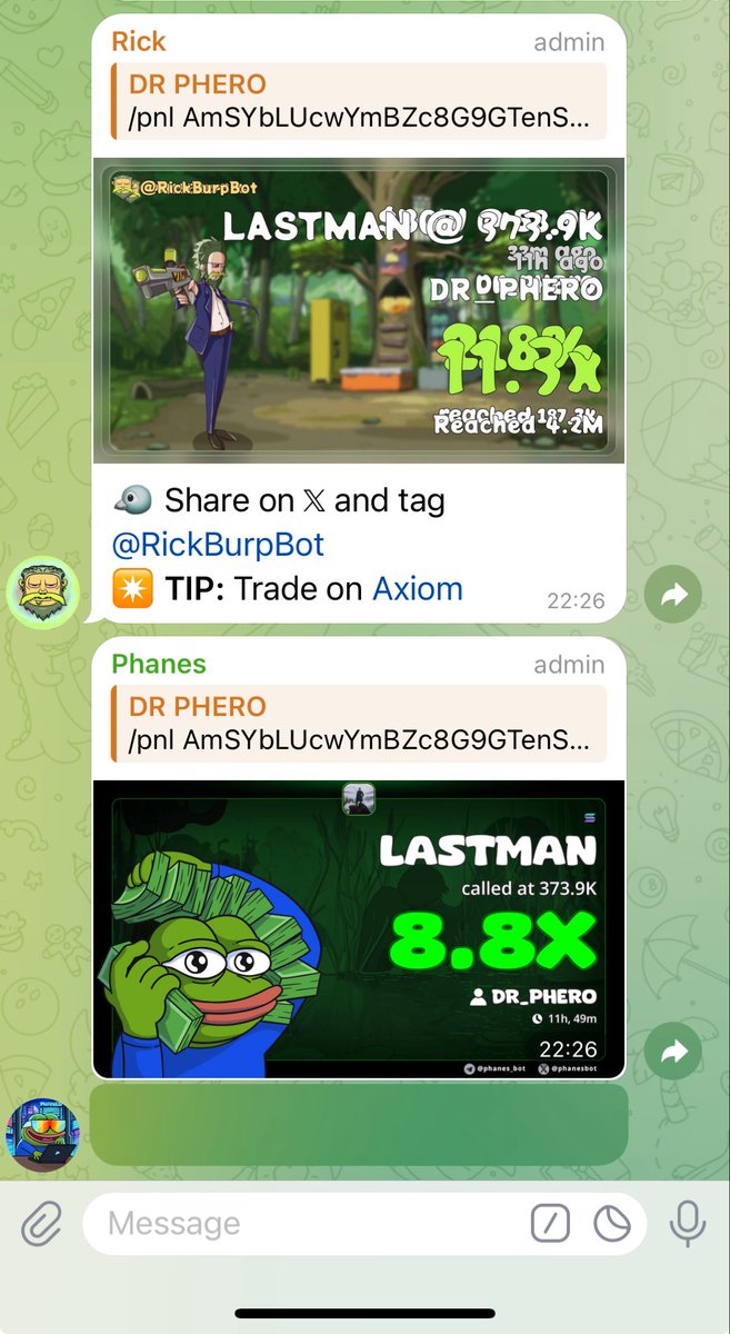 8.8x on $LASTMAN

AmSYbLUcwYmBZc8G9GTenSn2dsLjsZiVeMxMQvcUpump
