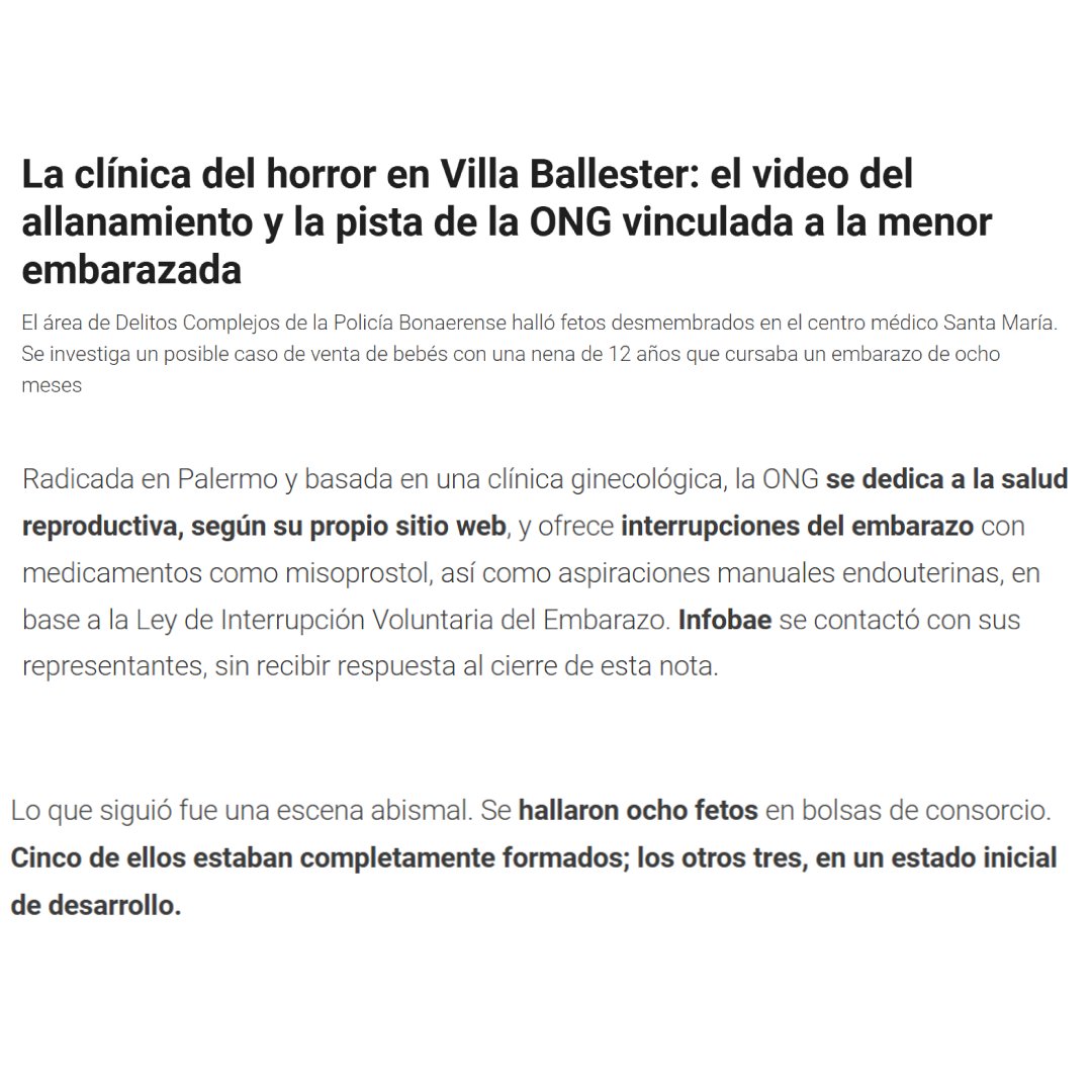 Lo que lograron TODOS los que votaron la ley del aborto!