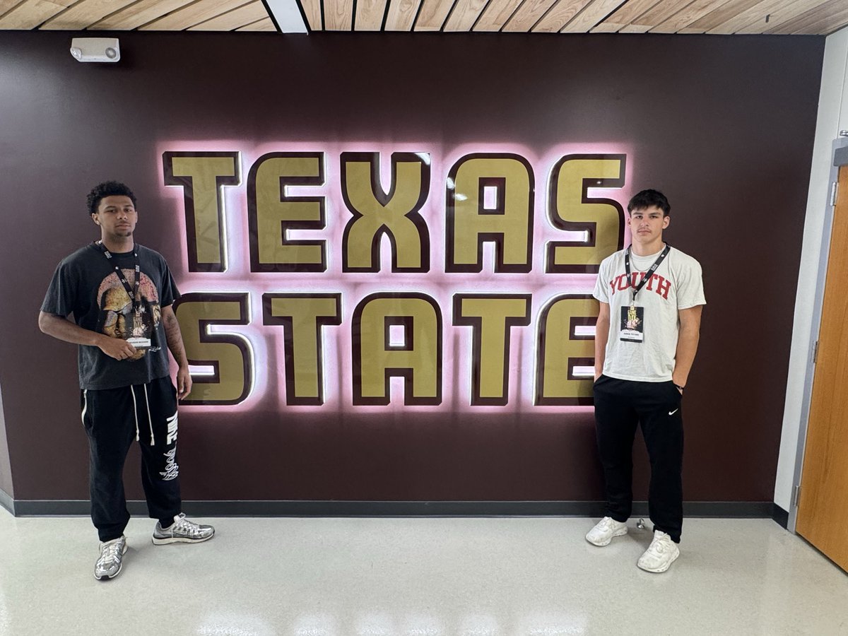 AidenTotani's tweet photo. Texas State was ELITE. Big thanks to @CoachHolton_ for the invite. San Marcos is the place to be. Can’t wait to move forward with the Cats. Maroon and Gold is 🔥🔥🔥 #EatEmUp https://t.co/rbYT7M7cNV