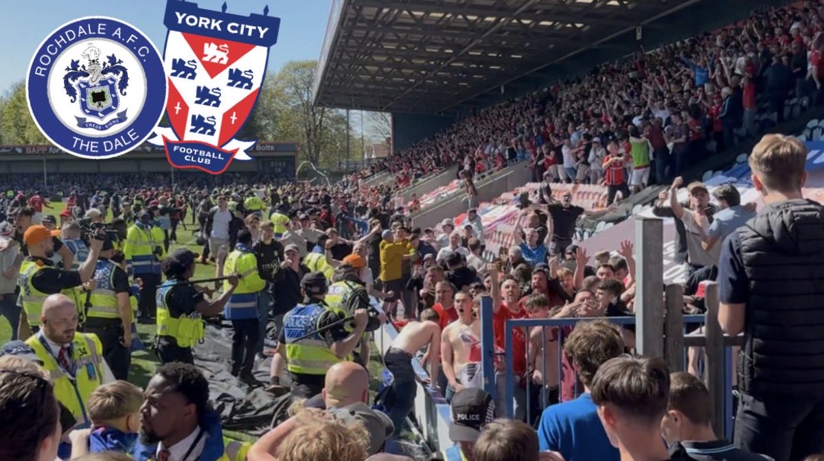 NEW VIDEO🚨

INSANE LIMBS AND PITCH INVASIONS AS <a href="/YorkCityFC/">York City F(C)</a> GET PROMOTED!

INCREDIBLE ATMOSPHERE TODAY FROM BOTH TEAMS.

VIDEO⬇️

youtu.be/PVClVvFPjls?si…

#ycfc #rafc #nationalleague
