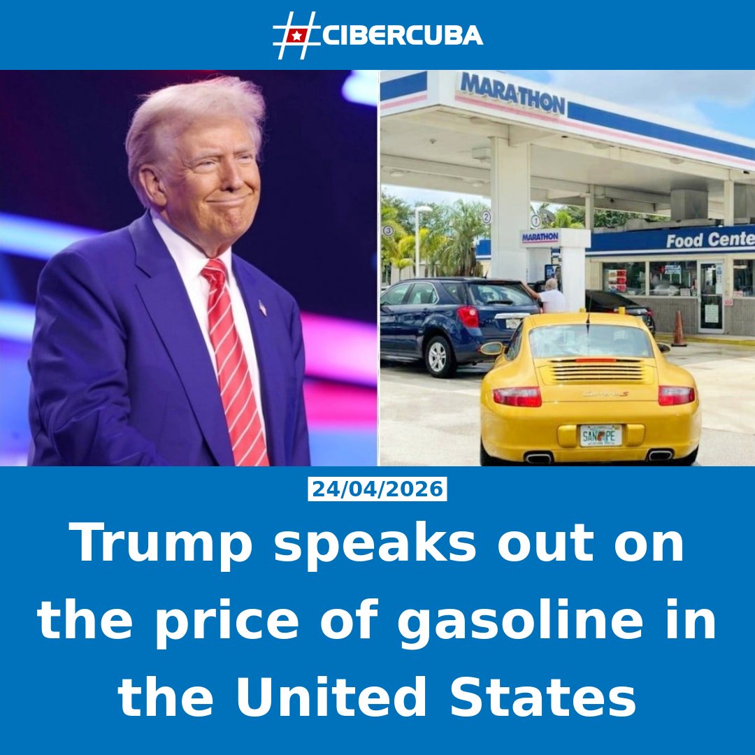 Trump speaks out on the price of gasoline in the United States

Full story in the first reply 👇