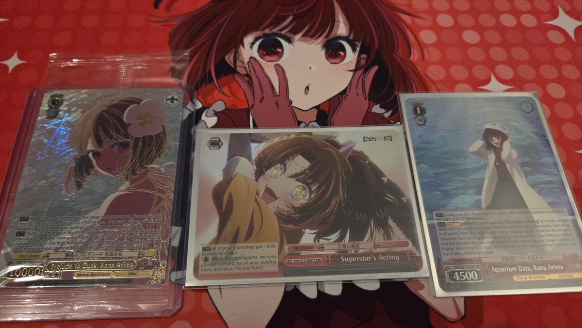 lightacg's tweet photo. 2nd Oshi no Ko Meister Cup Win!!

Had really all kind of games today, but luck was on my side in the end.

Maybe next BCS season I can finally get a Weiss Worlds invite!? https://t.co/bKUxbD5UJF