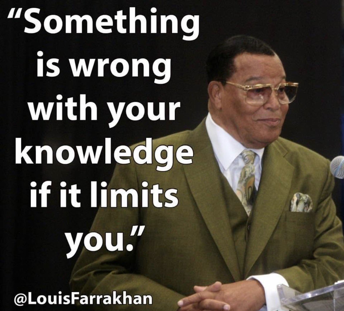3xandrew's tweet image. #Knowledge #Farrakhan #GodsClassroom