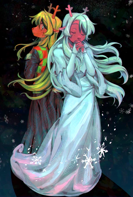 well you know i always have to jump at the chance to make a cool noelle drawing