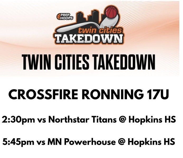 mncrossfire's tweet photo. Back at it today @ Prep Hoops Twin City Takedown. Let’s go!! 

@mncrossfirebb https://t.co/C0HKY4IHiK