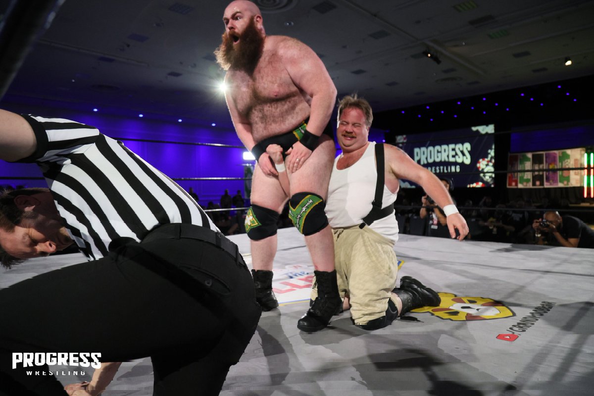 ThisIs_Progress's tweet image. By hook or by crook, "The Mercenary" Paul Hauser is still the PROGRESS Proteus Champion. What's next for the Hollywood star and the gold he holds so dear?

Watch PROGRESS Las Vegas II on @HOWrestlingUK;
hookedonwrestling.tv/programs/progr…

#ProgressWrestling #LasVegas #WrestlingCommunity