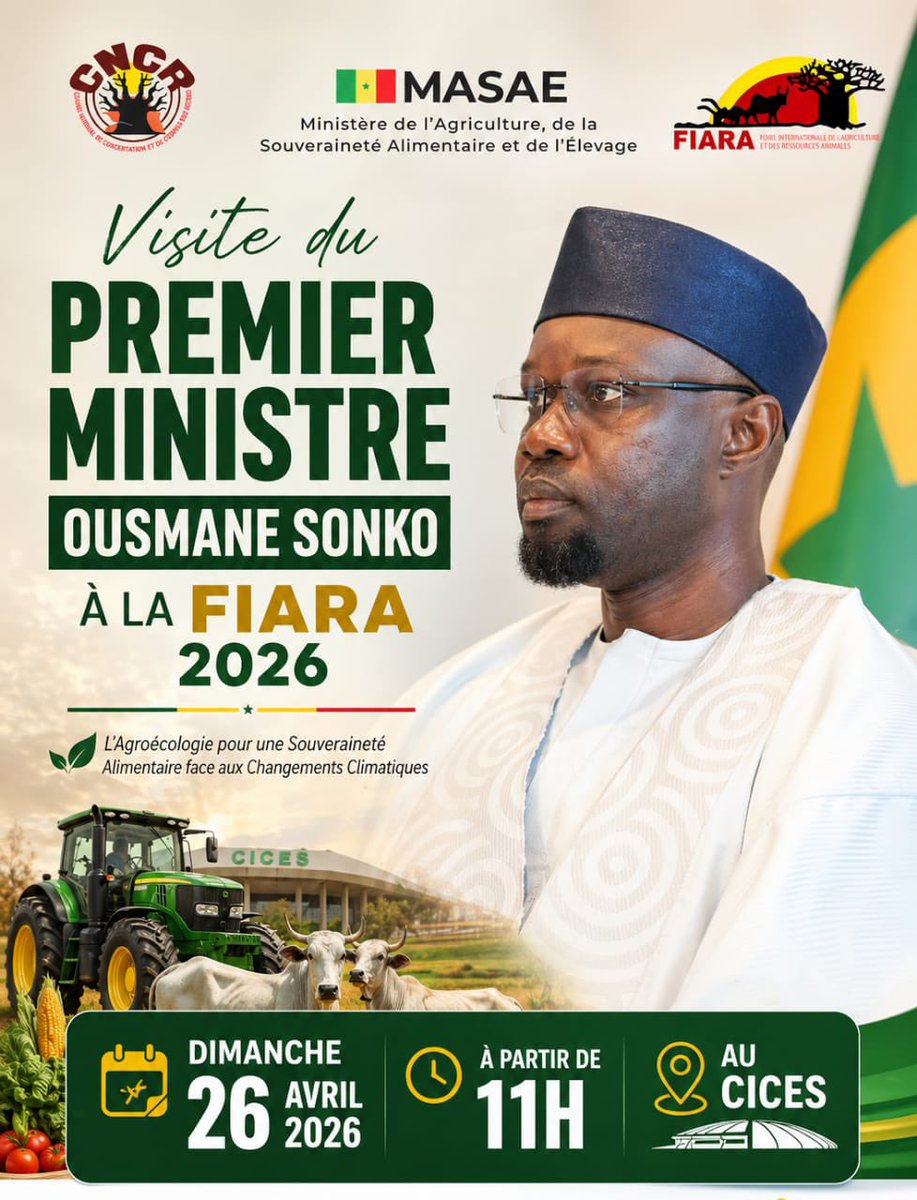 Ministère de l'Agriculture et de l'Elevage - MASAE tweet media