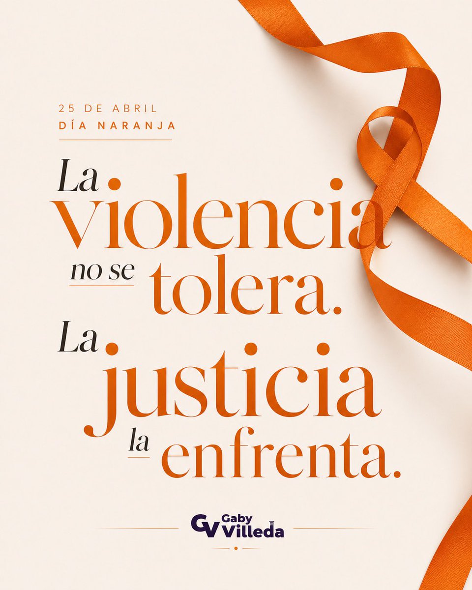 gabyvilledam's tweet image. En el #DíaNaranja recordamos una convicción esencial:

La violencia no se tolera.
La justicia la enfrenta.

Erradicar la violencia contra las mujeres es una causa de derechos, dignidad y justicia. 🧡

#NoALaViolencia #DerechosHumanos #PoderJudicial #GabyVilleda