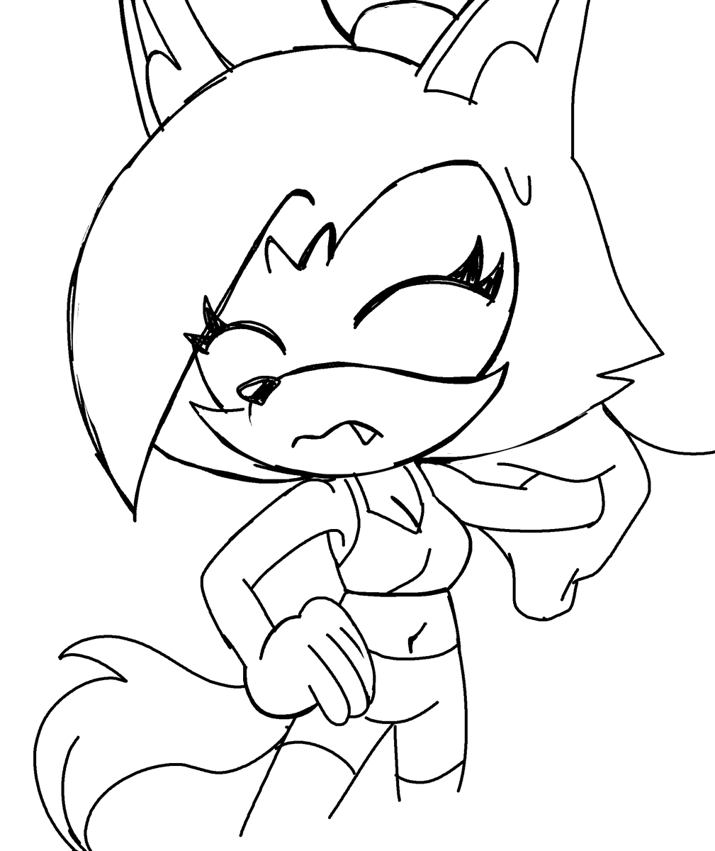 eternityscosmic's tweet photo. quick whisper the wolf sketch 

10 mins https://t.co/OwAtkldWFk