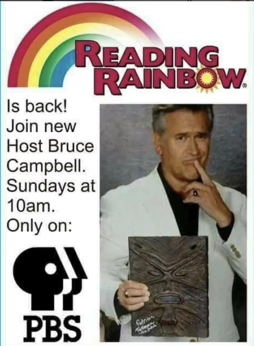 LeVar Burton walked so Bruce Campbell could absolutely not handle this situation.