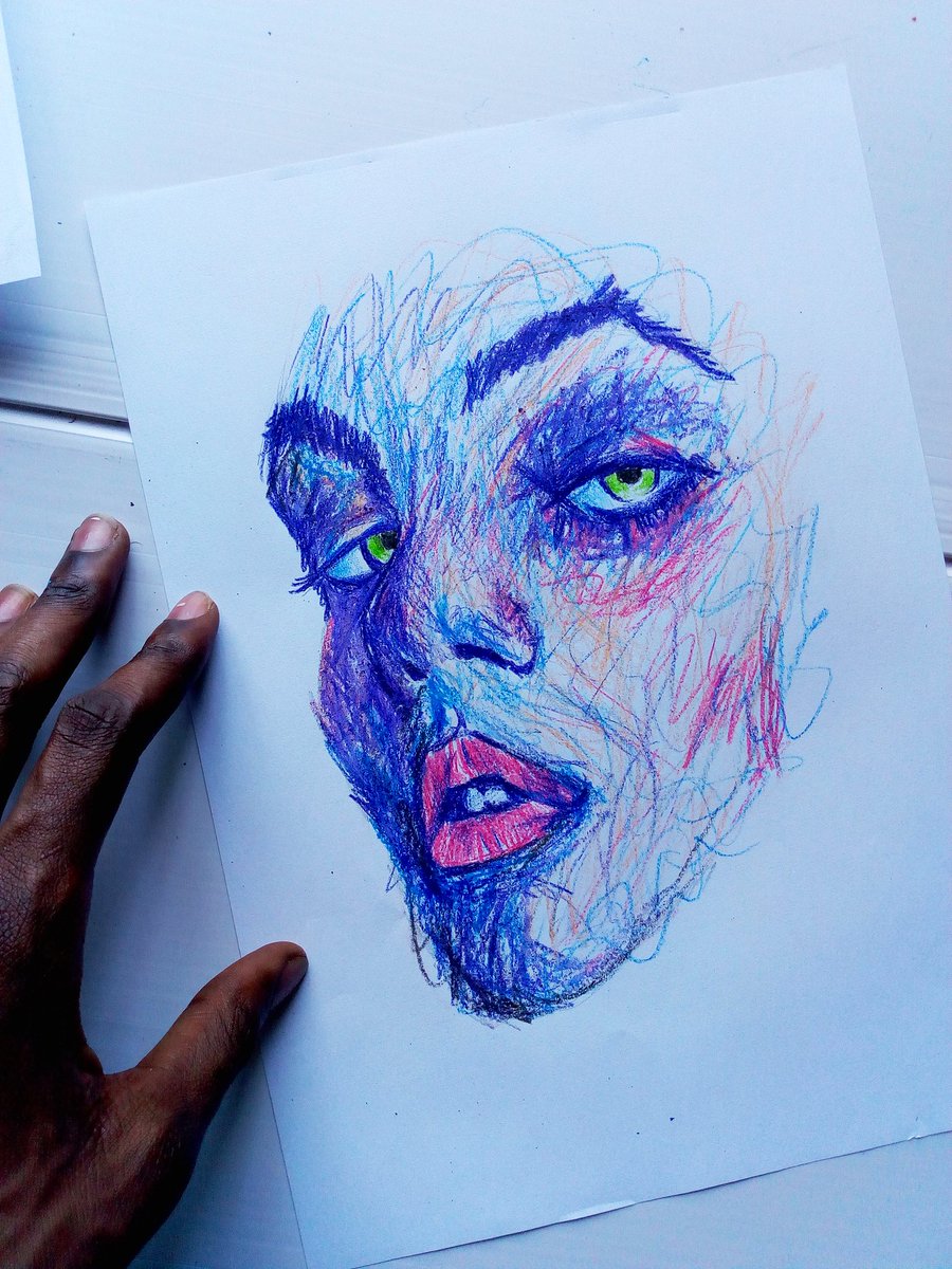 themainza's tweet photo. Anyway fuck ai art, here’s some crayon art https://t.co/ctqfaVq2X0