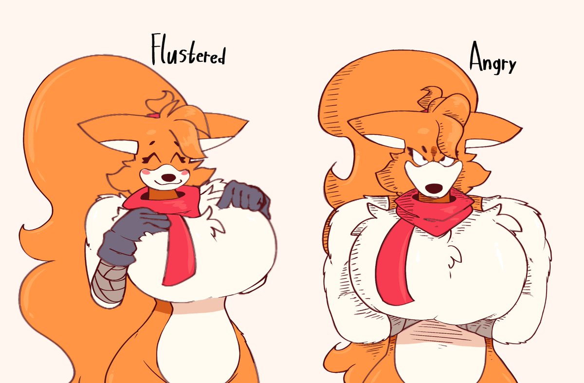Fox24Gol58282's tweet image. Somebody wanna draw a fluffy gal? 
#Ocart