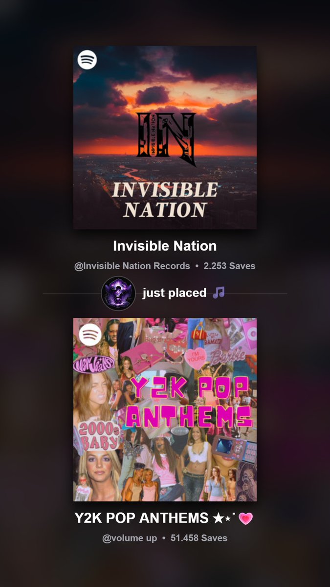 telnhq's tweet image. Massive thanks to Invisible Nation Records (2,253 Saves) &amp;amp; volumeup (Y2K POP ANTHEMS • 51,458 Saves) for adding One More Time! 
🎧 Link in Bio
#teln #uktechhouse #deephouse #newmusic #spotifyplaylist