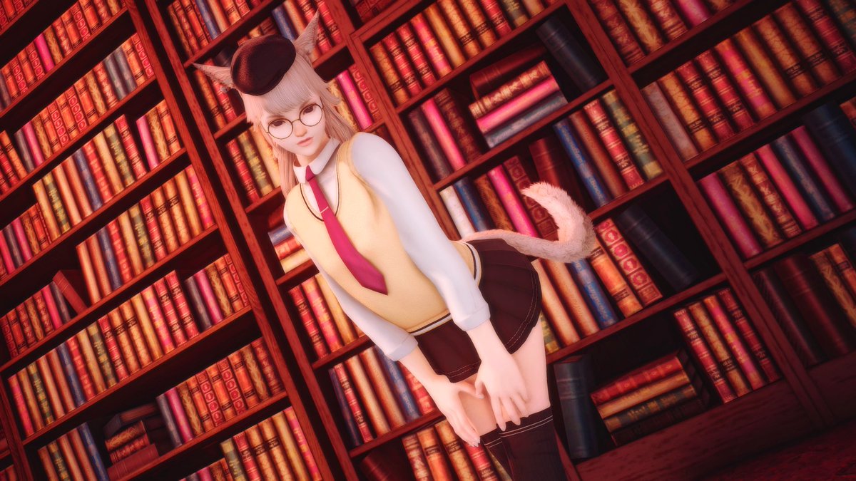 pepperkuki1's tweet photo. Cute cat 
#miqo https://t.co/IcEzbntSez