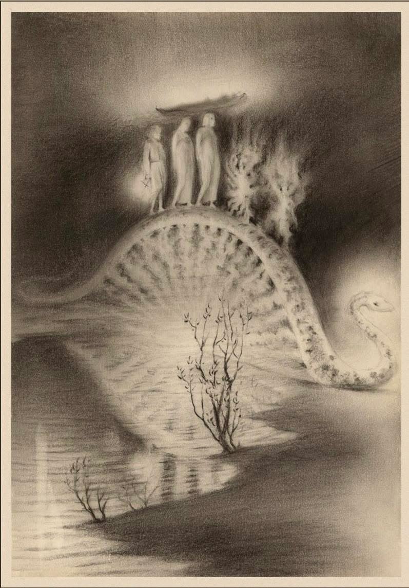 artstitle's tweet image. ハンス・ウィルヘルム・ワイルダーマン
（Hans Wildermann、1884-1954）
『おとぎ話』
（The Fairy Tale）