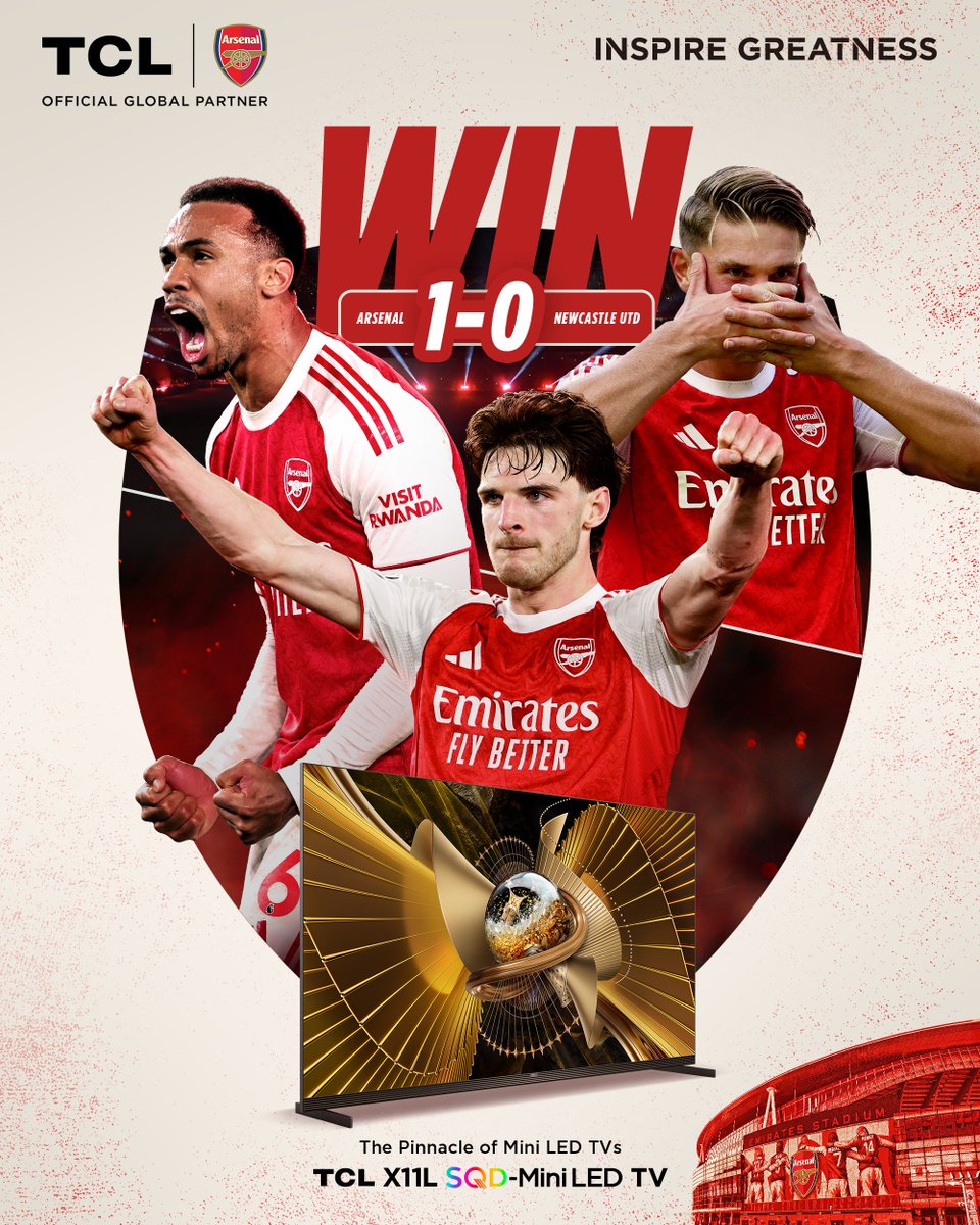 The title race isn't over yet! Arsenal's victory over Newcastle