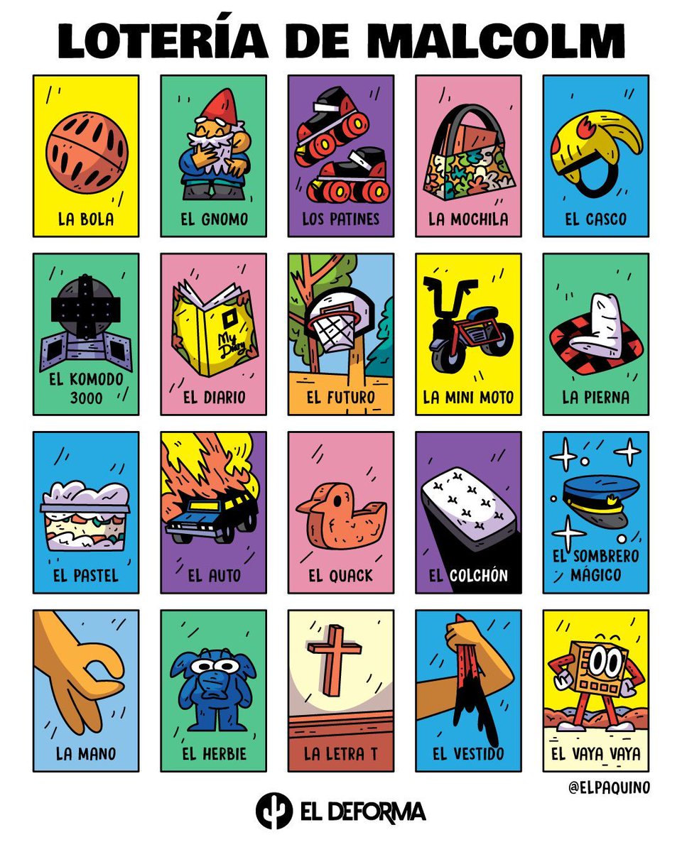 eldeforma's tweet image. Deja de hablar y juégale 🔫 

#humor #Malcolm #cartoon #lotería