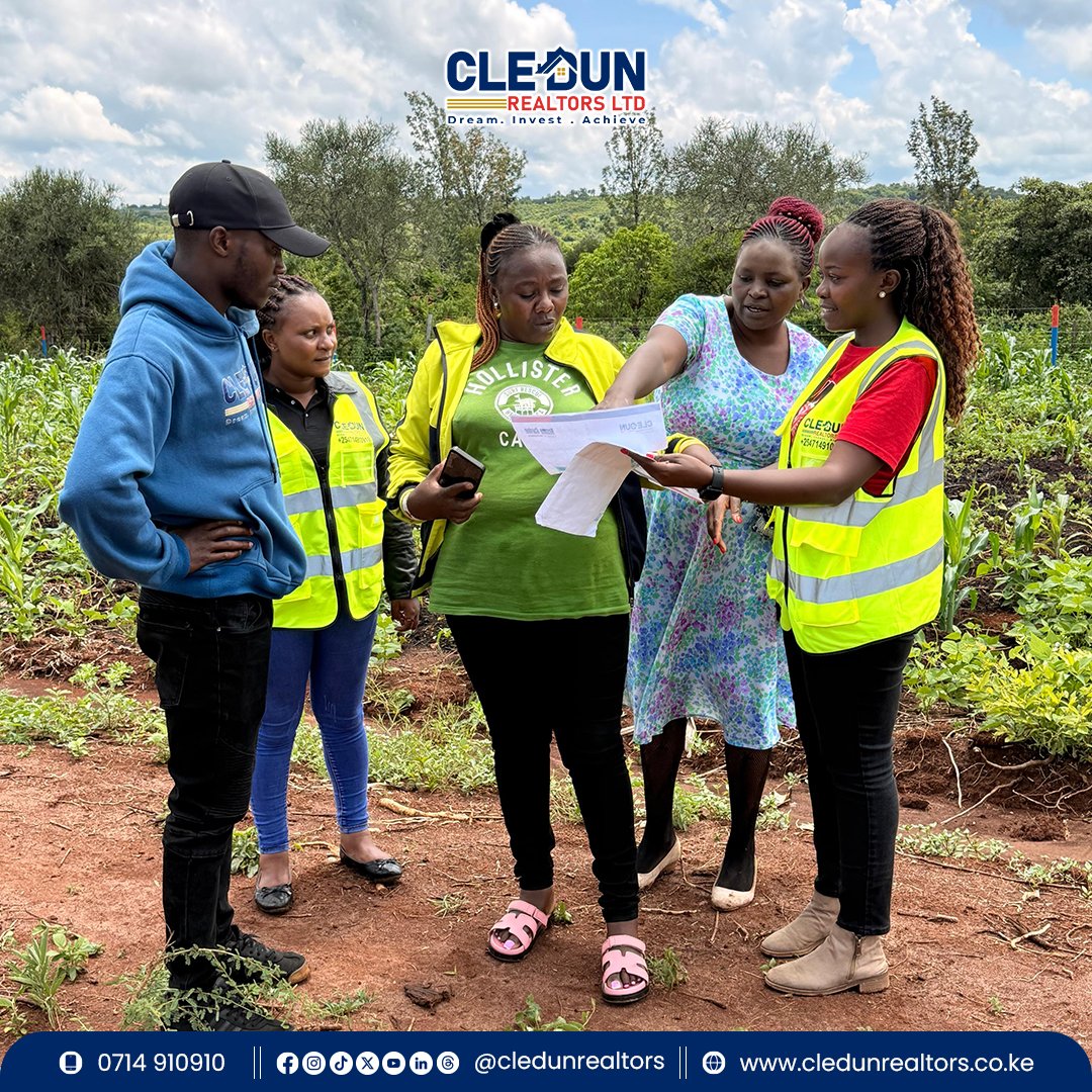 Cledun_Realtors's tweet image. 𝗙𝘂𝗻 𝗱𝗮𝘆 𝗼𝗻 𝘀𝗶𝘁𝗲! 😄

Today's #sitevisit took us to #Makutano, where our clients got to explore #NeemaGardenPhaseVI, our current hot-cake. Hii nayo ni mwecheche! Over 50% sold out, and still going. 🔥

📞 0714 910910

#CledunRealtors #DreamInvestAchieve #RealEstate