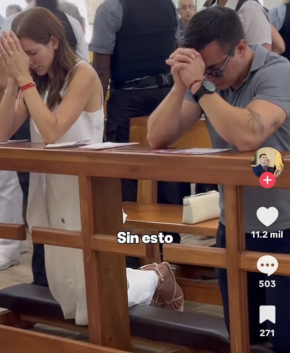Noboa tiene, desde diciembre de 2024, un tatuaje que le llega al antebrazo izquierdo, y Lavinia hoy es rubia. Nada de eso está en la imagen con Uribe.

Pretender que es actual es, simplemente, faltar a la verdad. Y la coherencia, si de verdad importa, empieza por no replicar