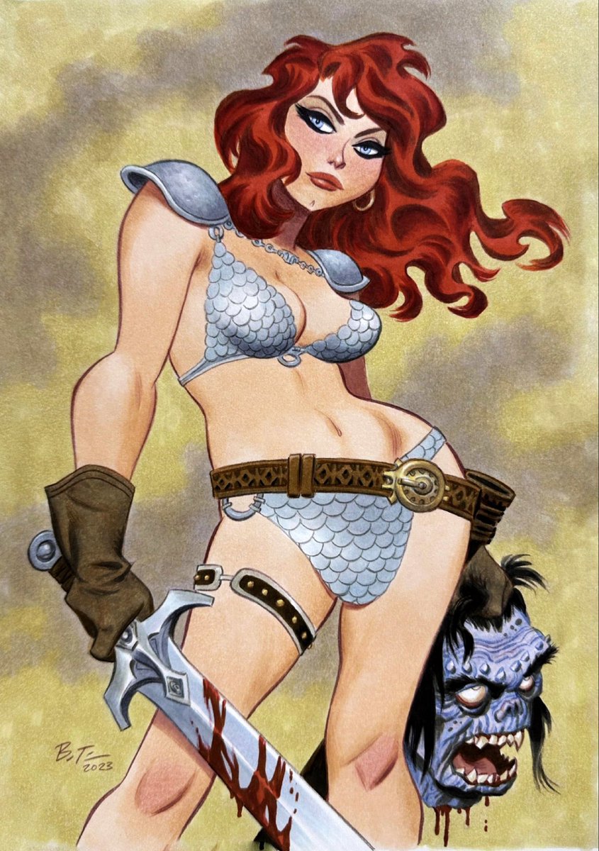 cimerians's tweet image. by Bruce Timm
#RedSonja #comicart