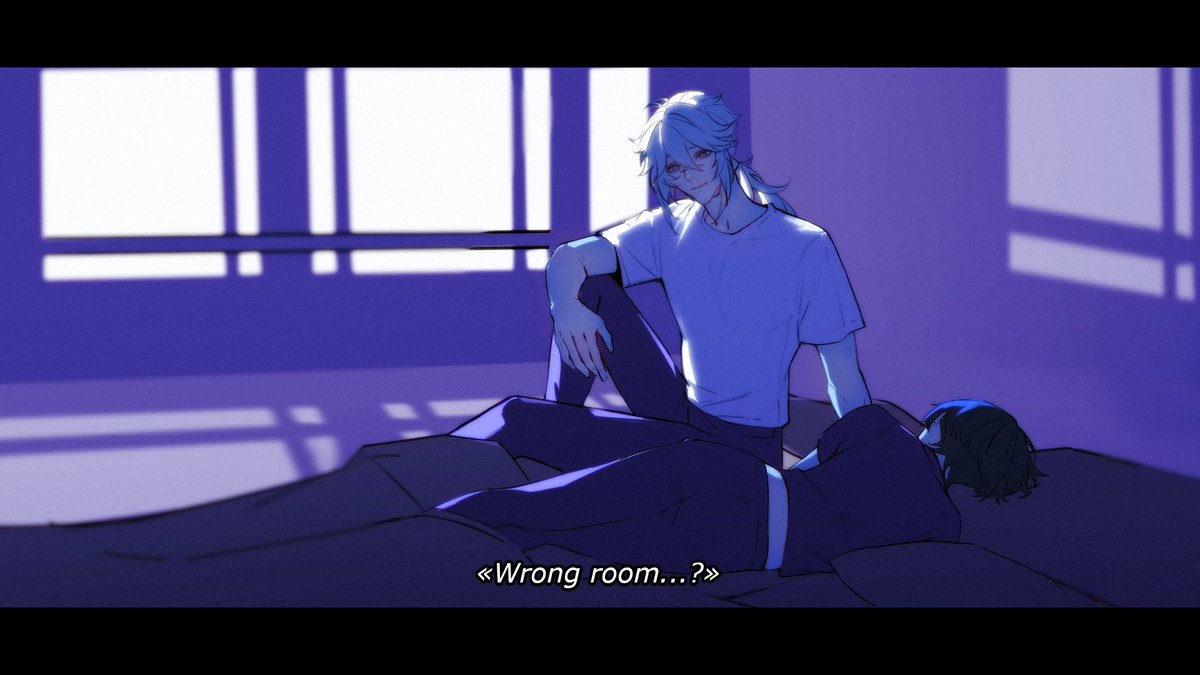 PaulinFeinberg's tweet image. from my omegaverse au 🍁☂️

He really needed a warm pillow... 

#kazuscara #scaramouche #kaedeharakazuha