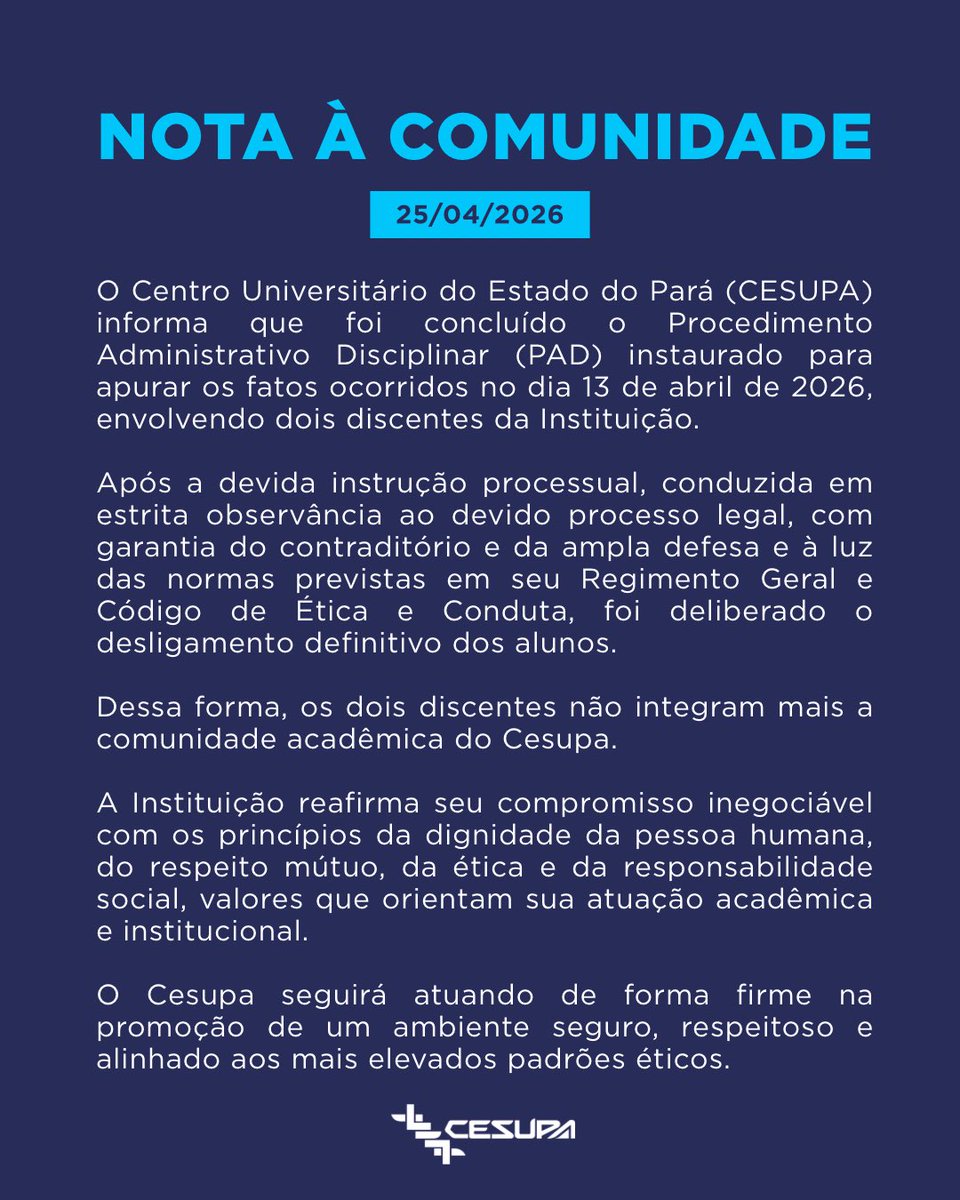 Cesupa (@cesupaonline) on Twitter photo 