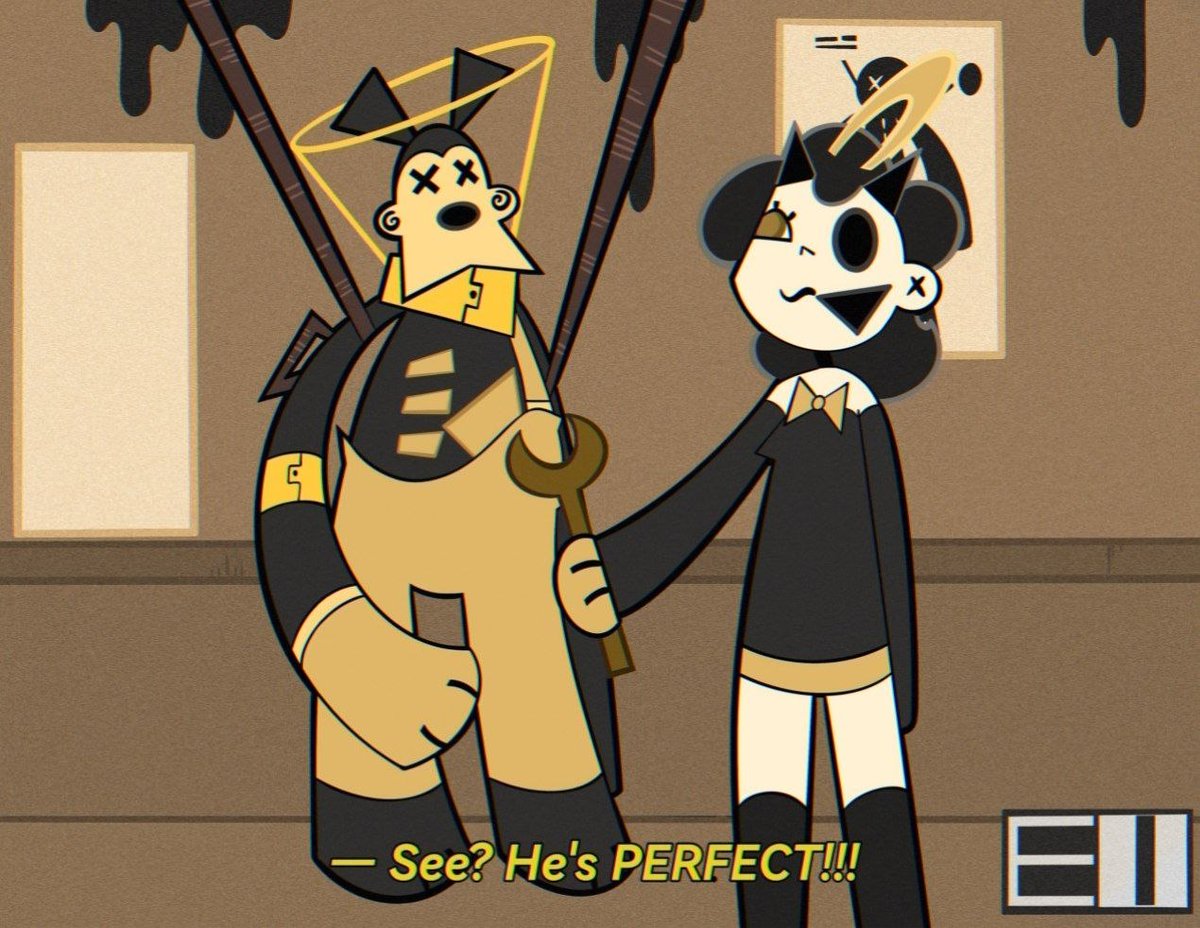 EricaHopeInk's tweet photo. this was sudden ✨
#BATIM
#AliceAngel 
#BoristheWolf
#BENDY
#cartoon https://t.co/gqLOQr8Ddj