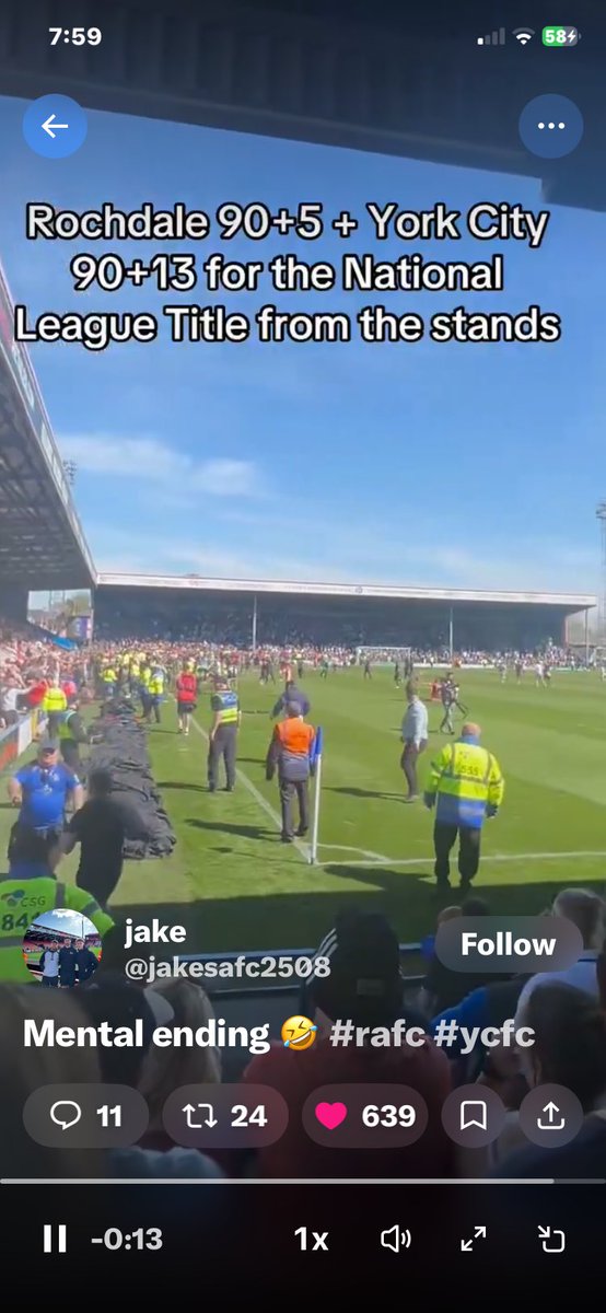 JonathanMcCusk3's tweet photo. @jakesafc2508 He looks aggressive but he’s just joined the party as a winner in the away end ticket scams. 
Fair play fella. https://t.co/pCZ3e0ZdbM