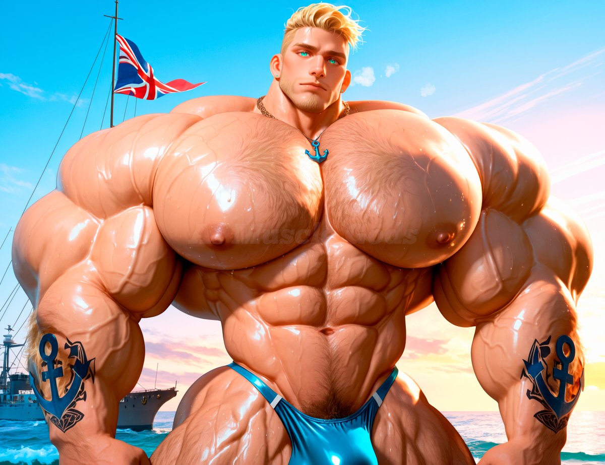 aimusclegods's tweet image. El Hombre del Puerto
#characterdesign #digitalart #muscle #muscular #aiartist #muscularman #aiart #musclemale #massivemuscles #aiartwork #aiartcommunity #aiartoftheday #musclegod #malemuscle #malebodybuilder #extrememalemuscle #bodybuilder #bodybuilding #sea